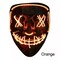 Kitcheniva Halloween Purge Rave Party Light Up Stitches Scary LED Mask